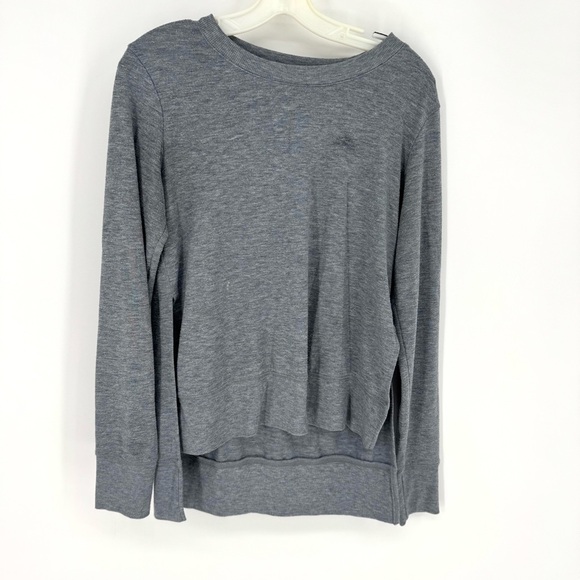 ALO Yoga Gray Boxy Long Sleeve Sweatshirt - Picture 2 of 8